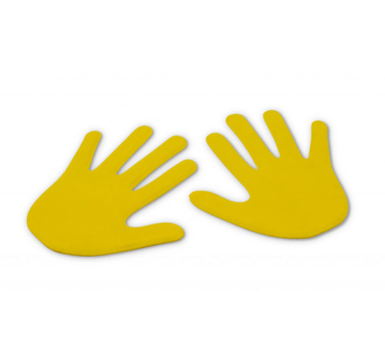 vloermarkering-handen-geel-leba