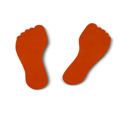 vloermarkering-voeten-oranje-leba