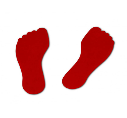 vloermarkering-voeten-rood-leba